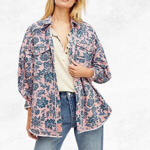 Free People Emma Printed Buttondown